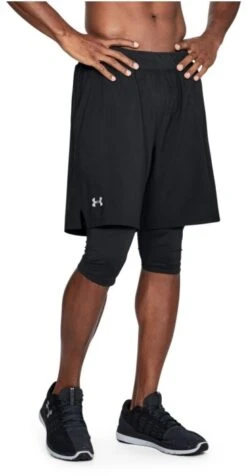 Korte Broeken Under Armour LAUNCH SW LONG SHORT