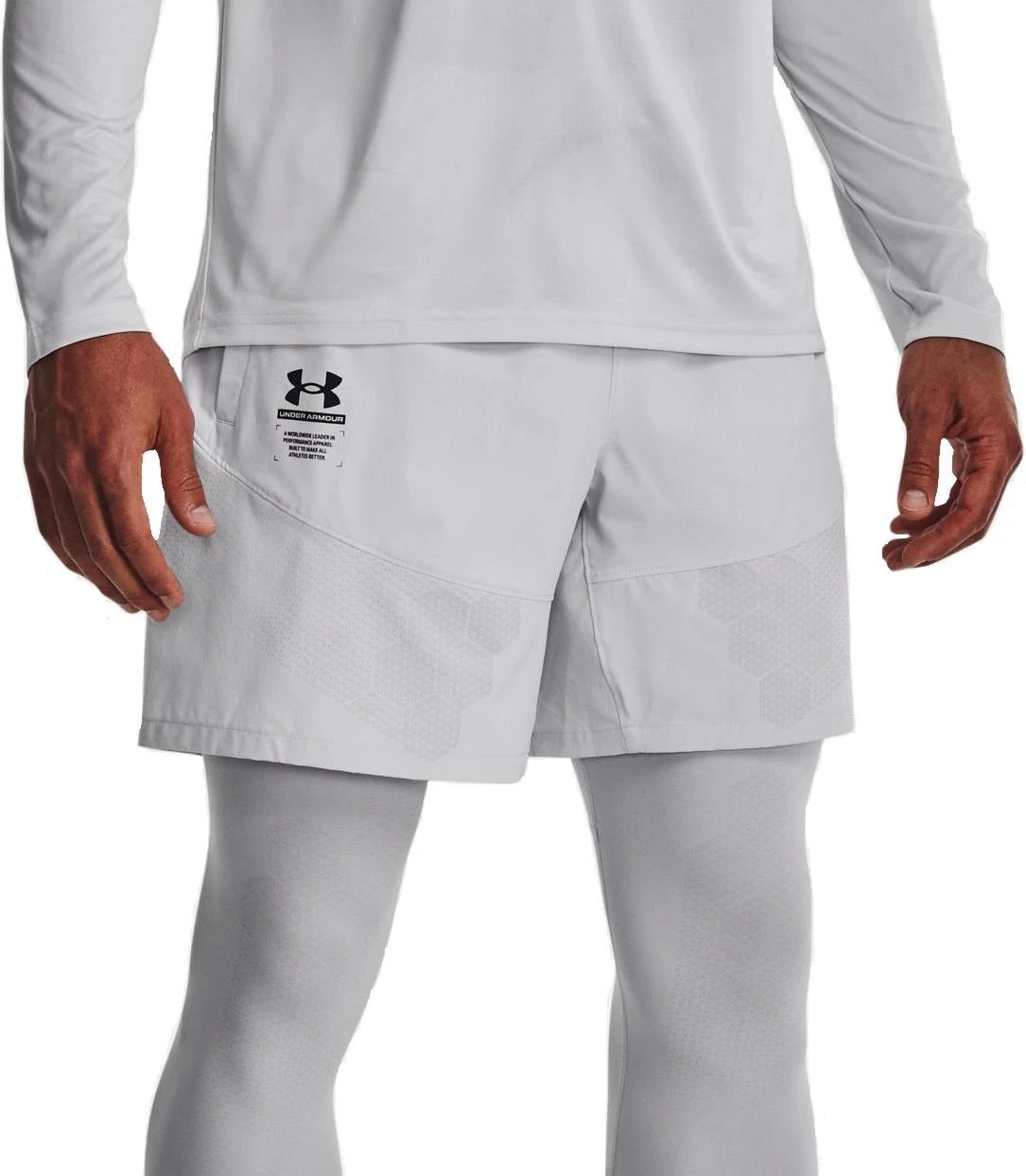 Korte Broeken Under Armour UA Armourprint Woven Shorts-GRY 1 Korte Broeken Under Armour UA Armourprint Woven Shorts-GRY