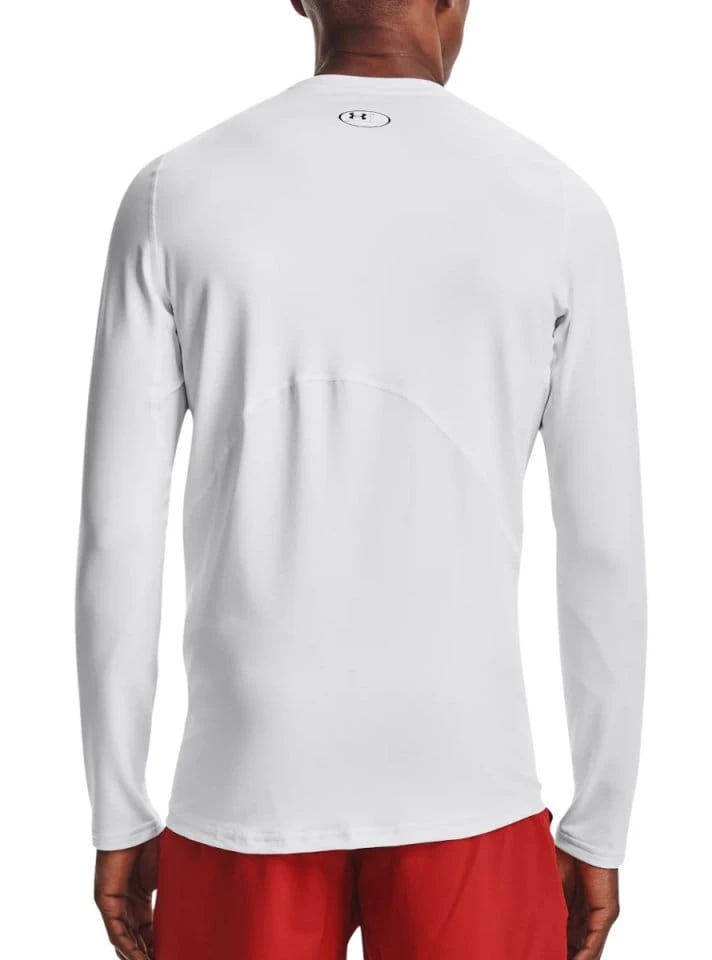 Under Armour T-shirt Met Lange Mouwen Under UA CG Armour Fitted Crew-WHT 2 Under Armour T-shirt Met Lange Mouwen Under UA CG Armour Fitted Crew-WHT - Afbeelding 2