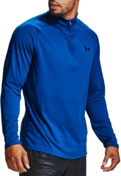 T-shirt Met Lange Mouwen Under Armour UA Tech 2.0 1/2 Zip-BLU