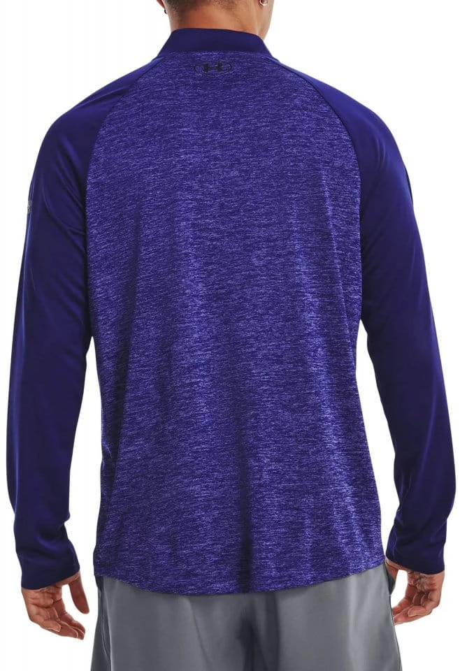 T-shirt Met Lange Mouwen Under Armour UA Tech 2.0 Novelty 1/4 Zip-BLU 2 T-shirt Met Lange Mouwen Under Armour UA Tech 2.0 Novelty 1/4 Zip-BLU - Afbeelding 2