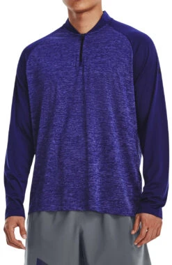 T-shirt Met Lange Mouwen Under Armour UA Tech 2.0 Novelty 1/4 Zip-BLU