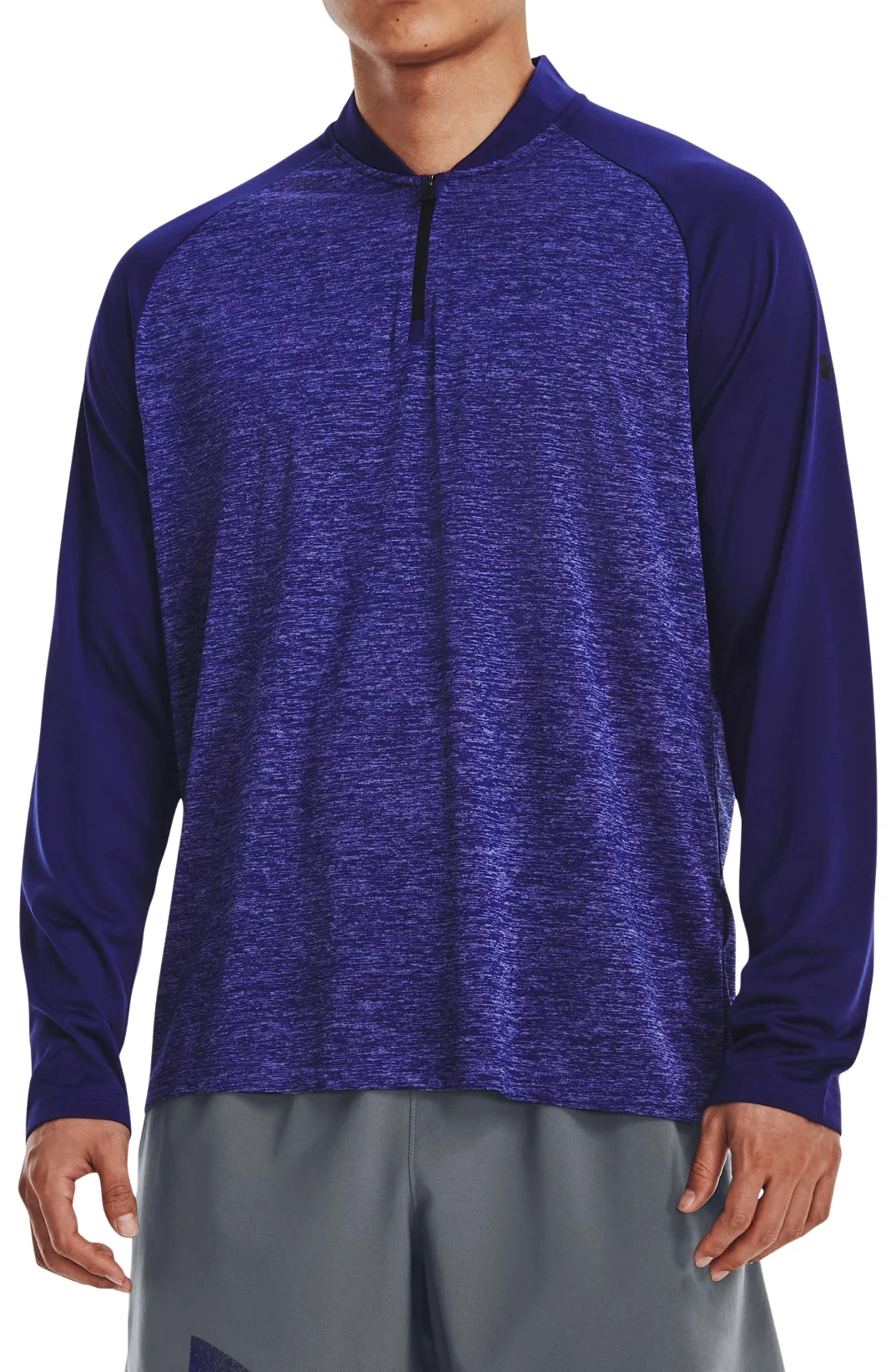 T-shirt Met Lange Mouwen Under Armour UA Tech 2.0 Novelty 1/4 Zip-BLU 1 T-shirt Met Lange Mouwen Under Armour UA Tech 2.0 Novelty 1/4 Zip-BLU
