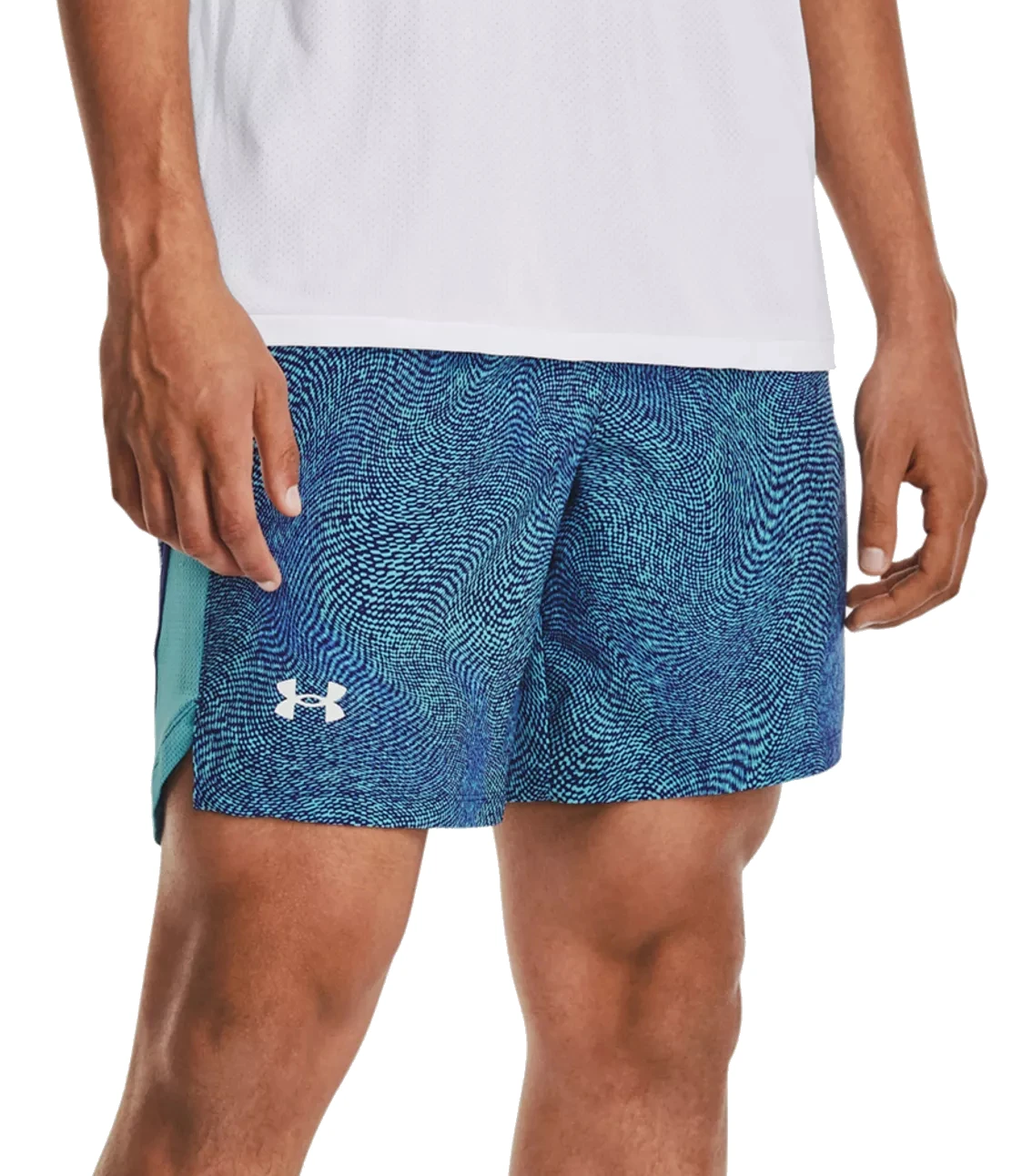Korte Broeken Under Armour UA Launch 7'' Printed 1 Korte Broeken Under Armour UA Launch 7'' Printed